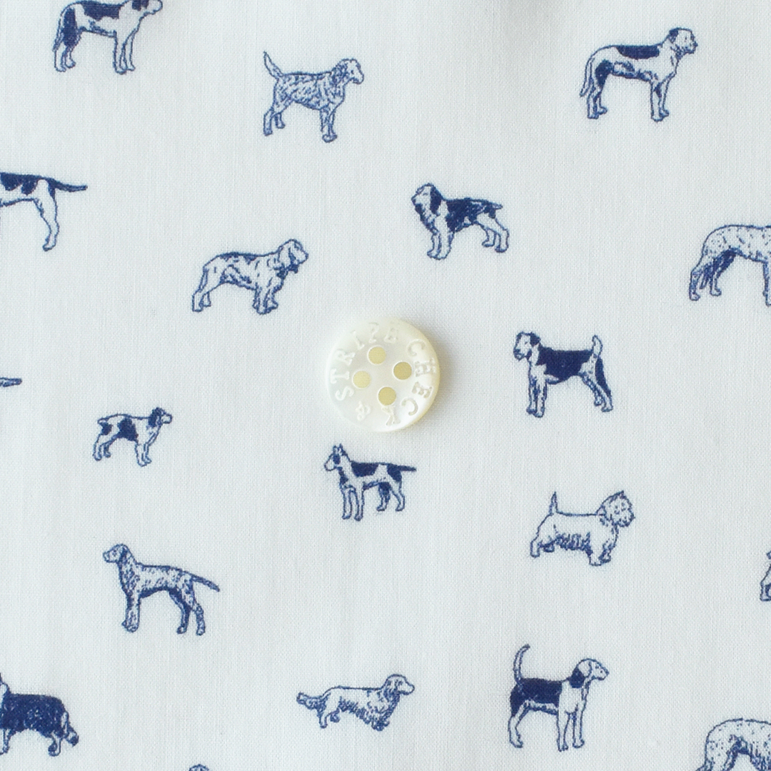 エターナルコレクション　Man's Best Friend AE(ホワイト地にネイビー)