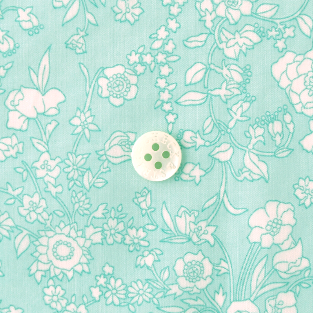 リバティプリント　★Summer Blooms ◎J23C(ペールグリーン)