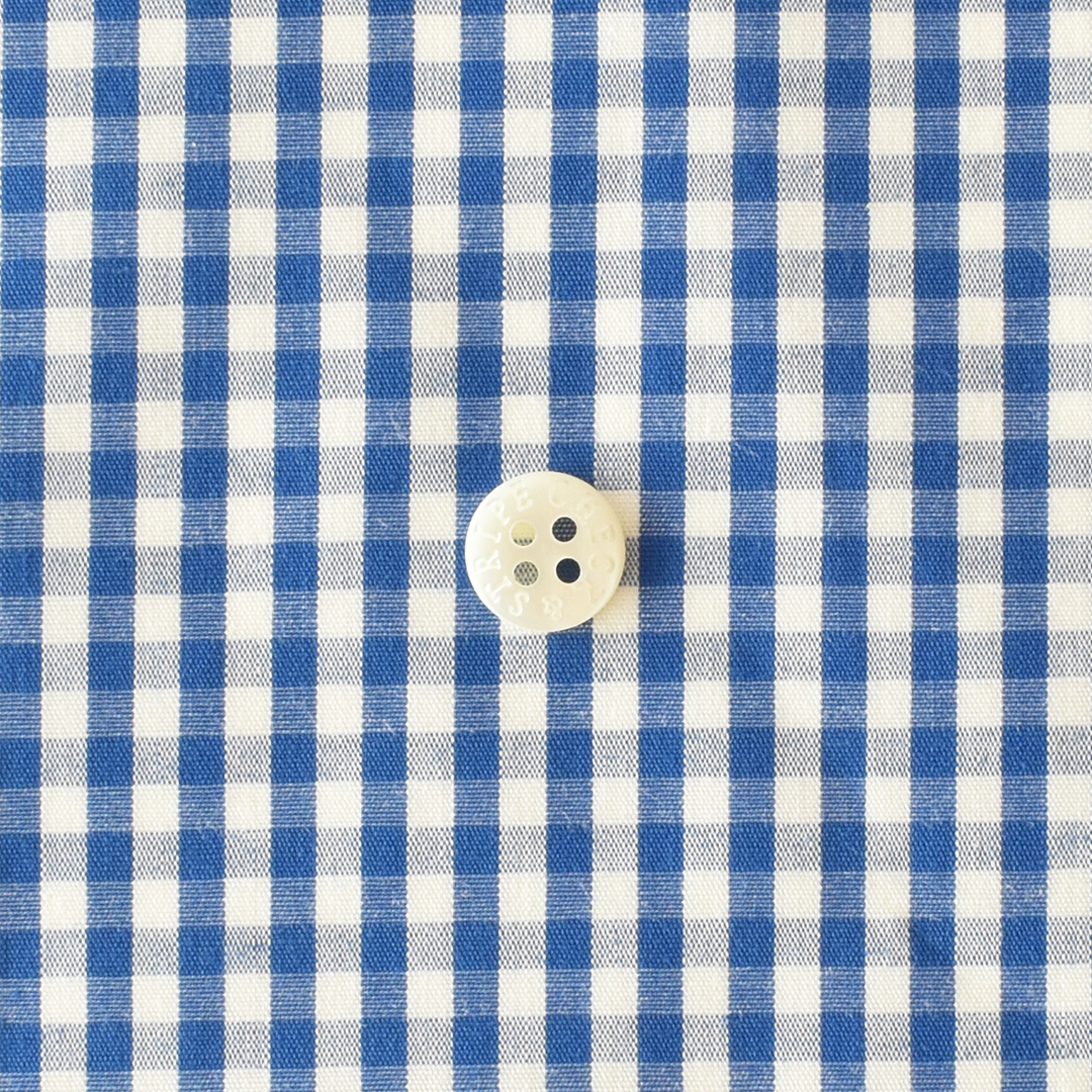 さらっとした肌触りのコットンギンガムチェック　ブルー