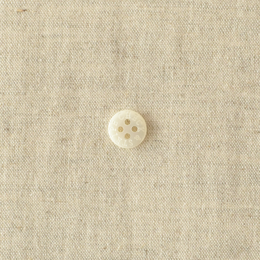 先染めのハーフリネンシャンブレー　ベージュ