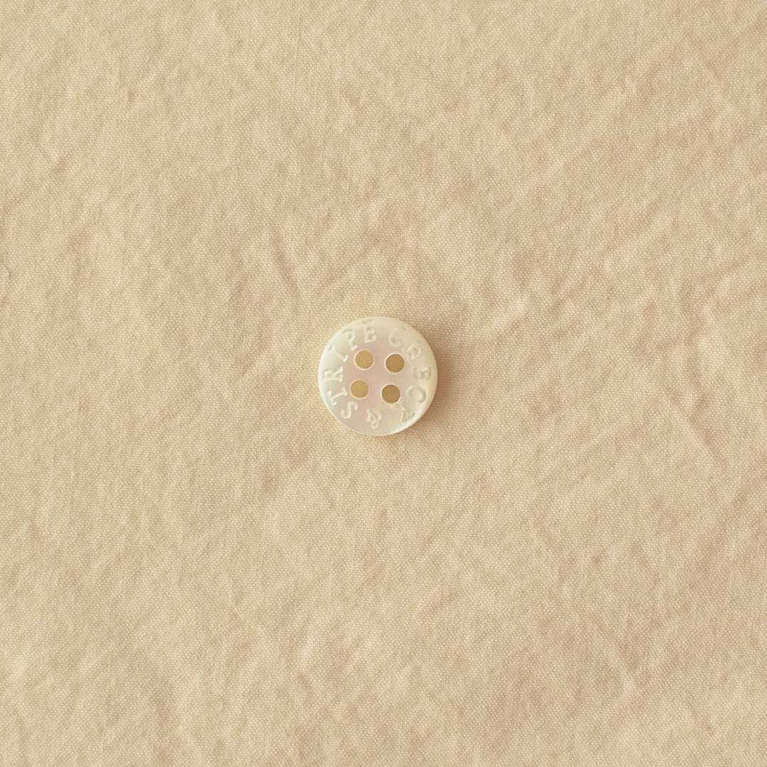 ワッシャー加工のコットンタイプライター　アイボリー