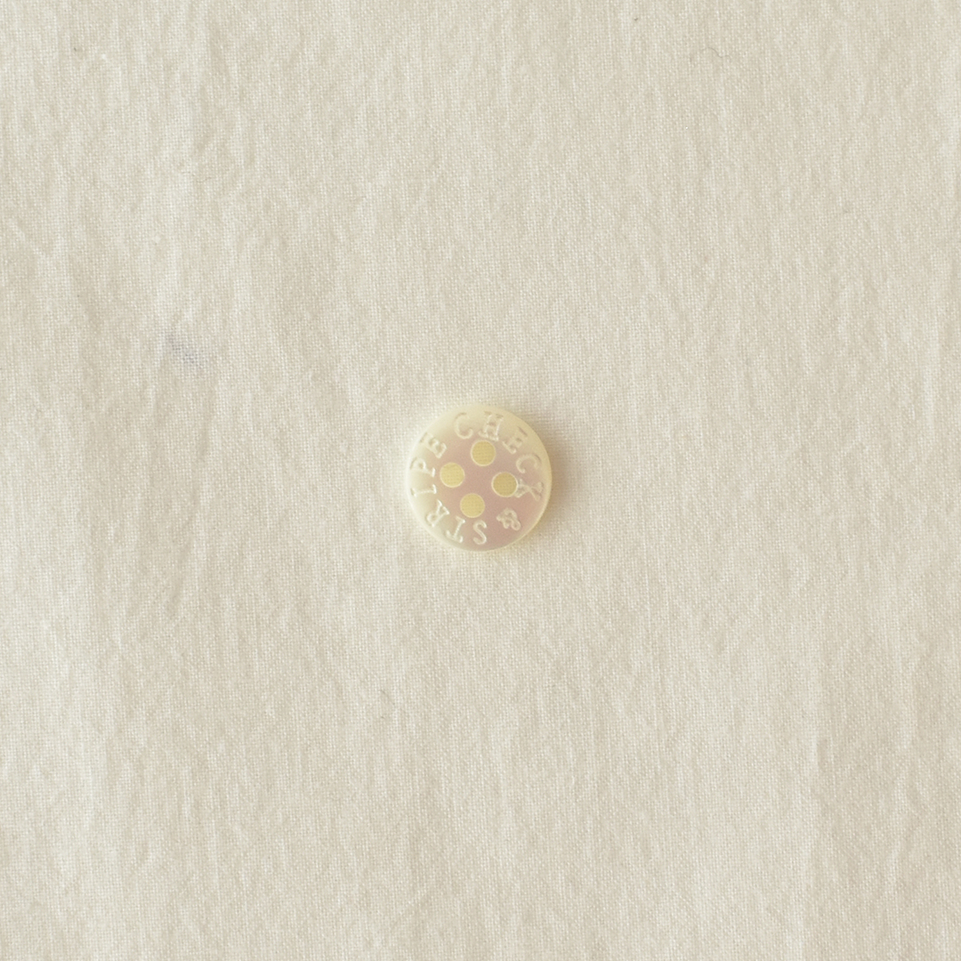 幅広ヴィンテージ感のあるコットンリネン　オフホワイト