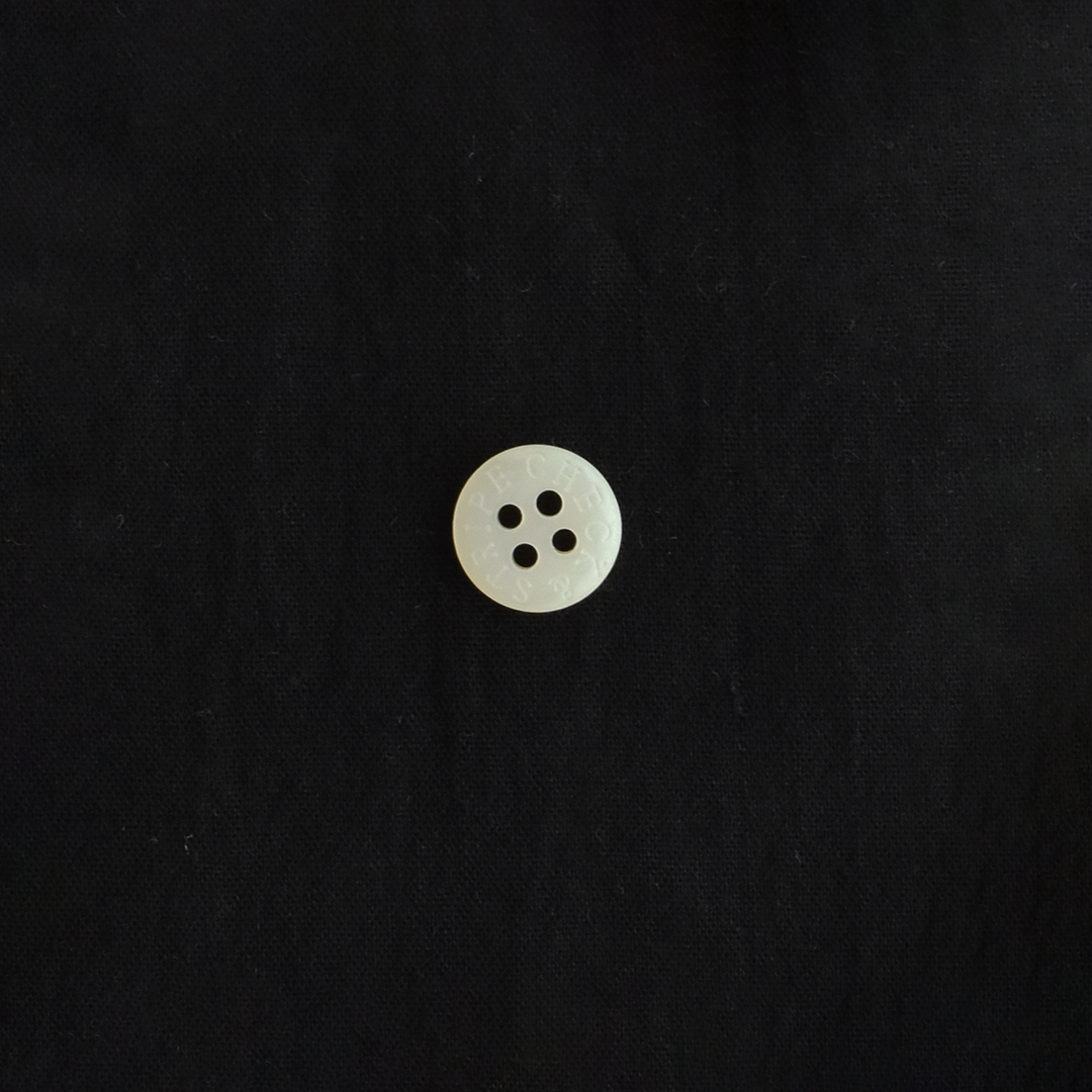 幅広薄手のコットンヘンプローンワッシャー　ブラック