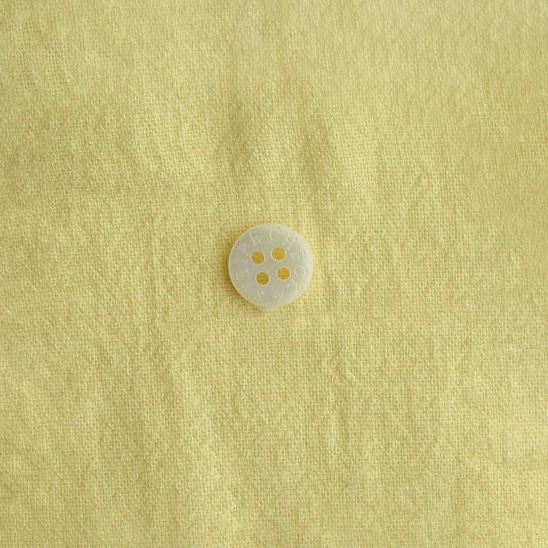 さらっとした綿麻キャンバスワッシャー　イエロー