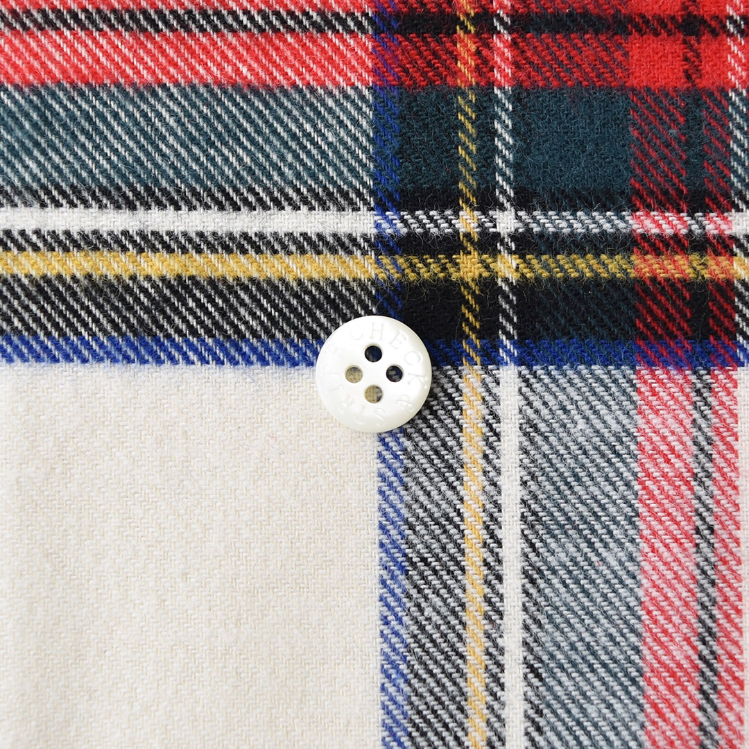 起毛コットンのタータンチェック(レシピ付き)　ドレススチュアート