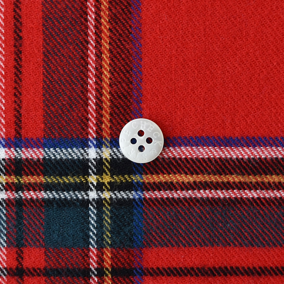 起毛コットンのタータンチェック(レシピ付き)　ロイヤルスチュアート