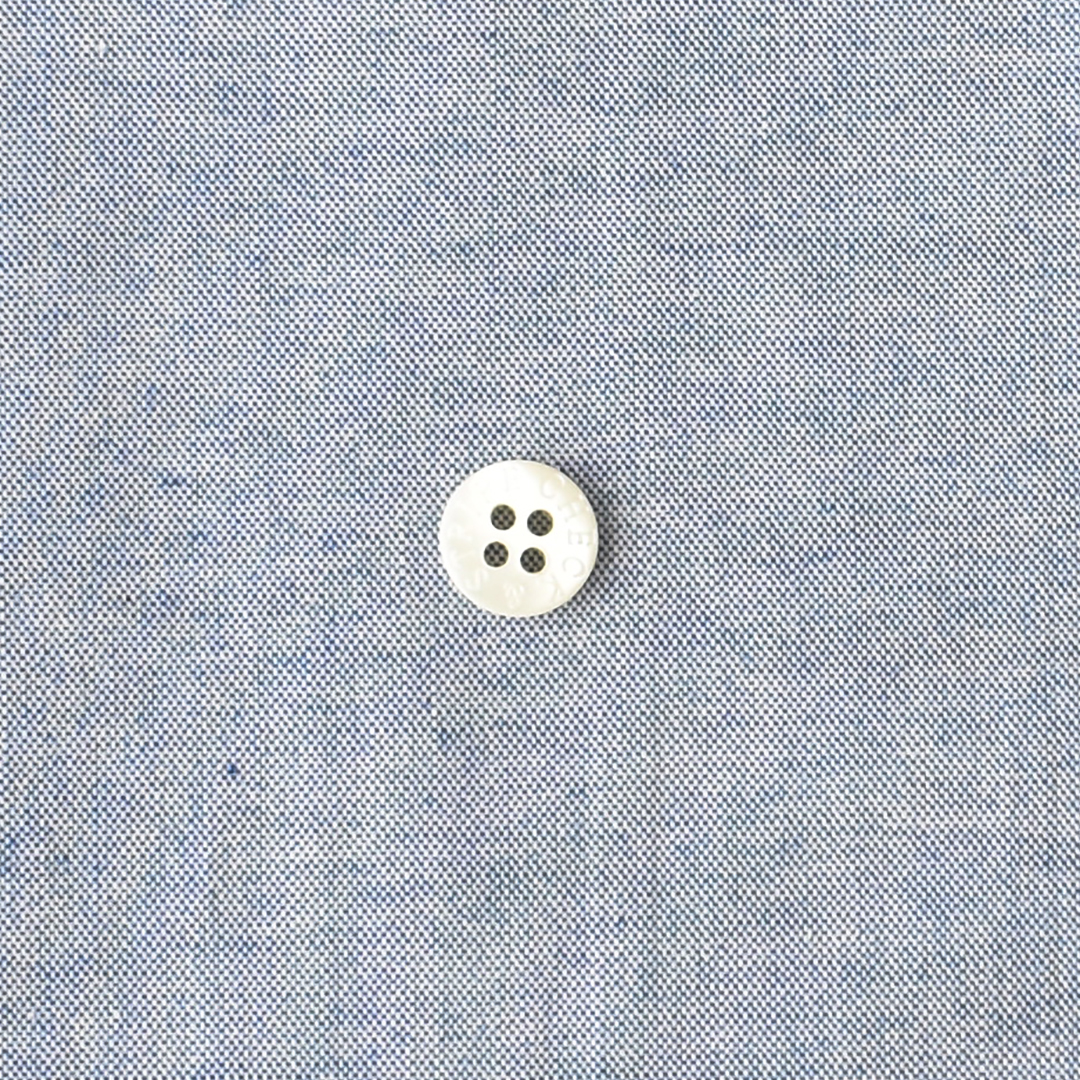 薄手のオックスフォードコットン　ネイビー