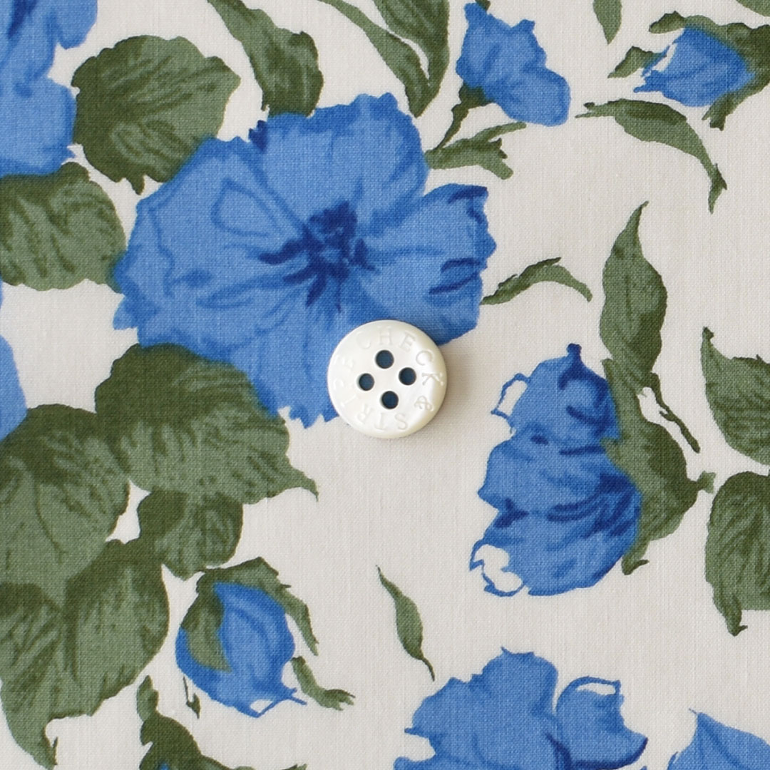 リバティプリント　Carline Rose ZE(ブルー系)