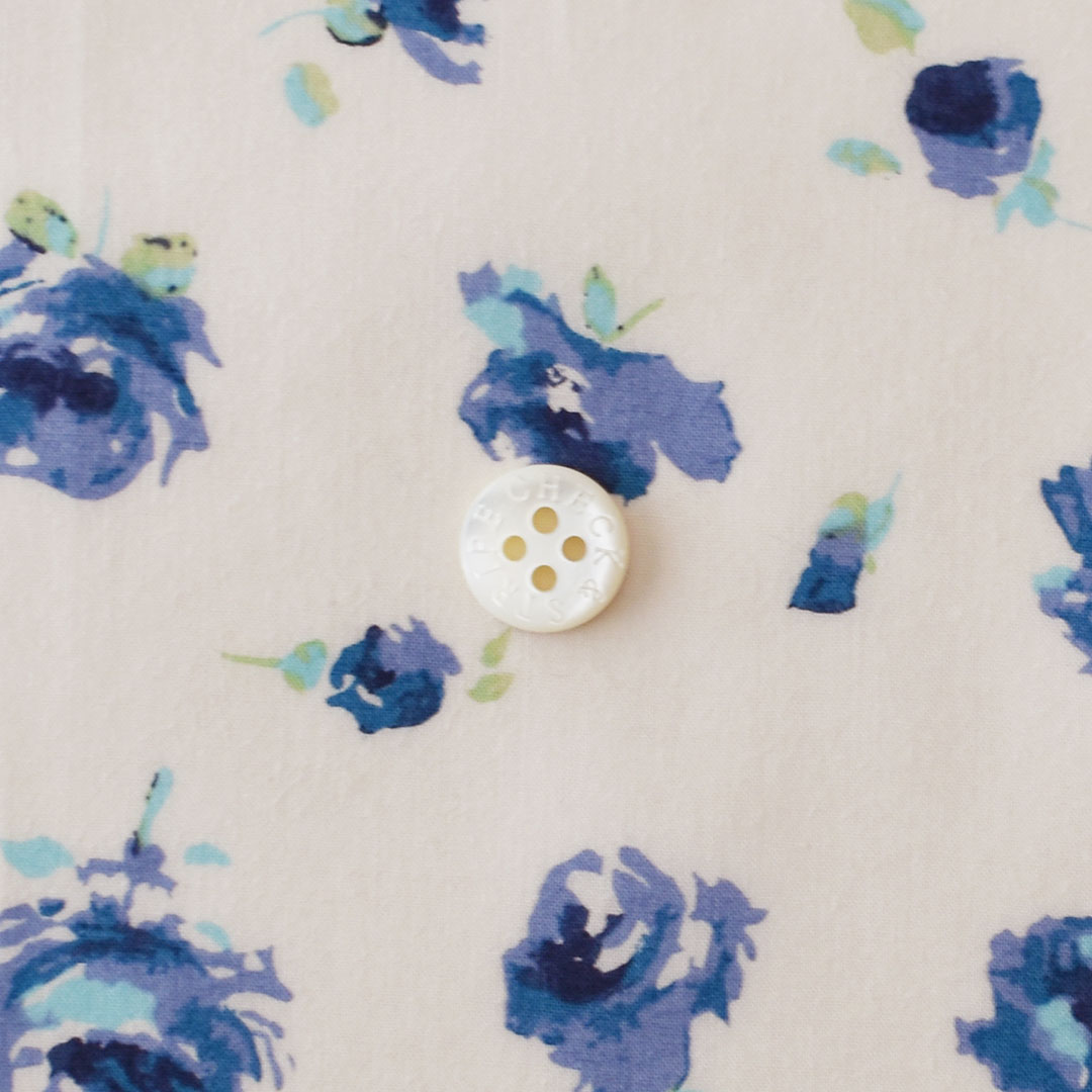 リバティプリント　Rosa LDE(ブルー系)