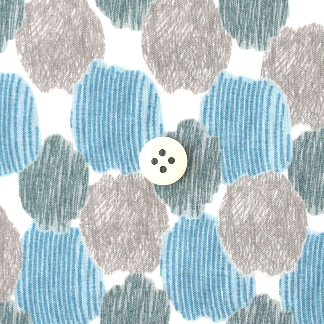 リバティプリント　★Jo Lee ◎J22B(ライトブルー・グレー・ブルーグリーン系)