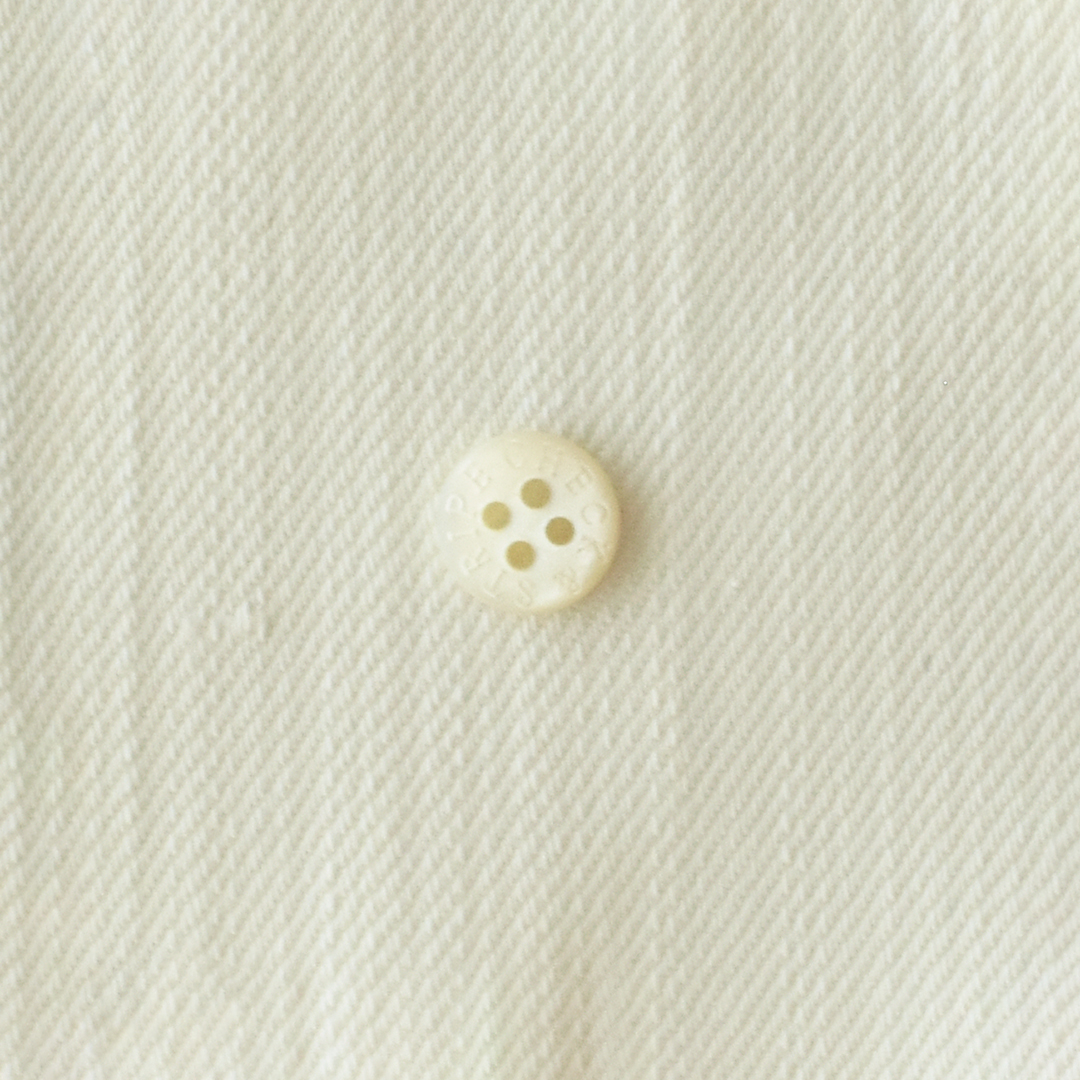 (特価)ちょっと幅広しっかりとしたコットンストレッチツイル　オフホワイト