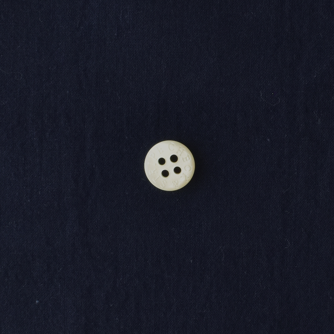 (特価3mカット)遠州洗布の幅広オーガニックコットンローン　ダークネイビー