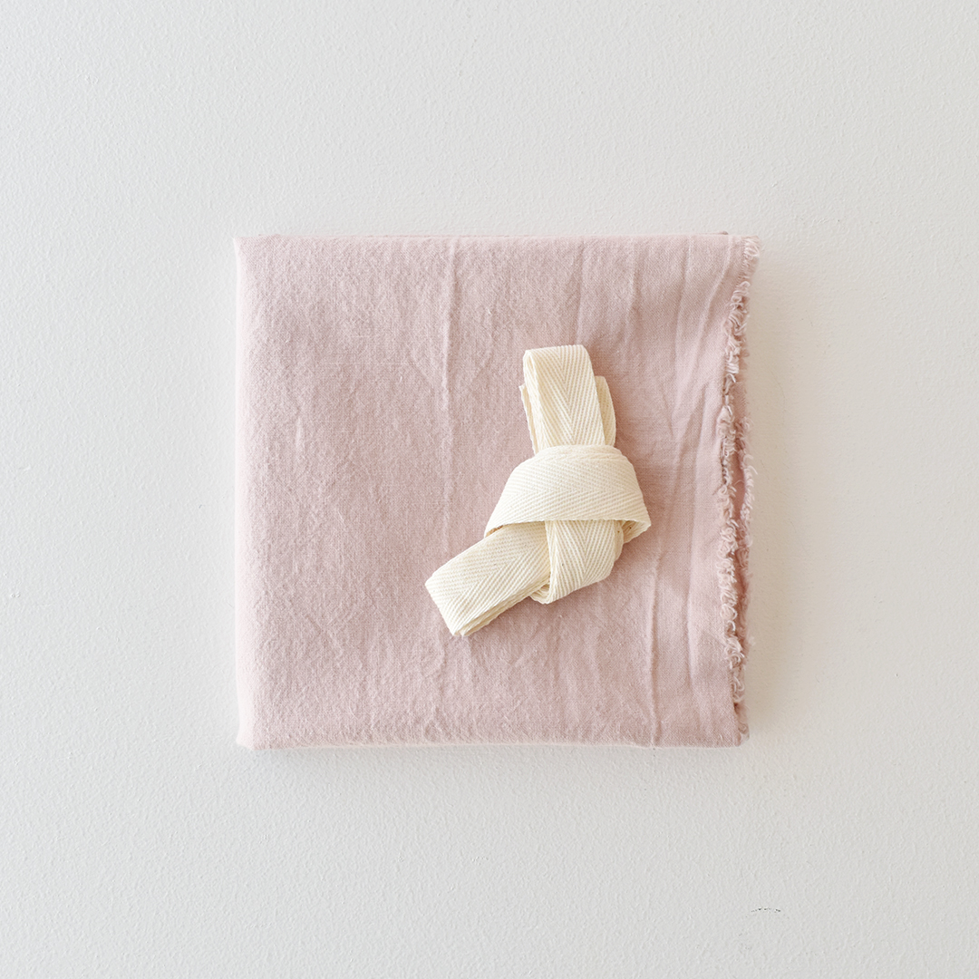 スモールトートのセット　グレイッシュピンク