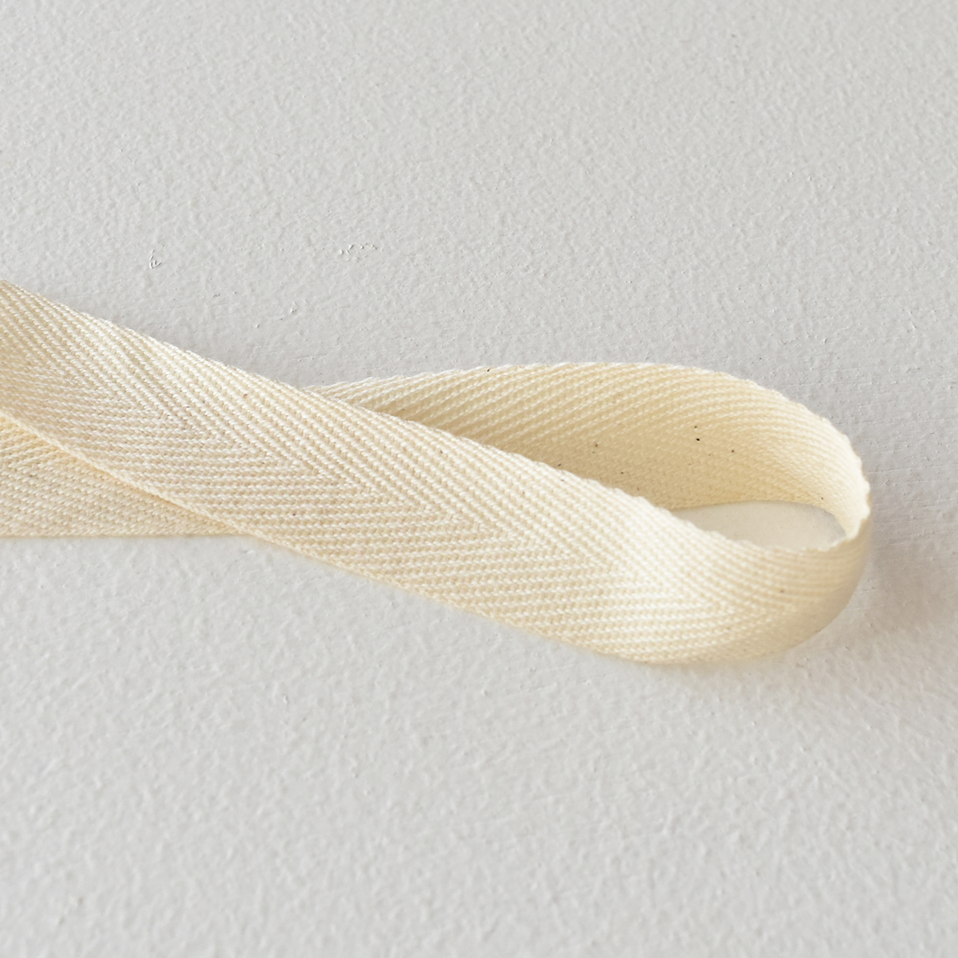 綾テープ2cm幅　きなり