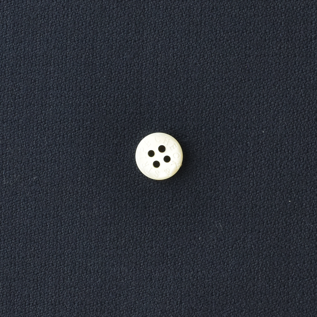 ちょっと幅広ヴィンテージライクな厚手の綾織りコットン　ネイビー