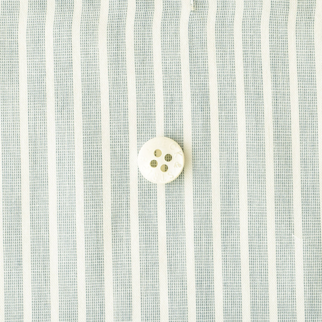 (特価)幅広コットンローンストライプ　グリーン系