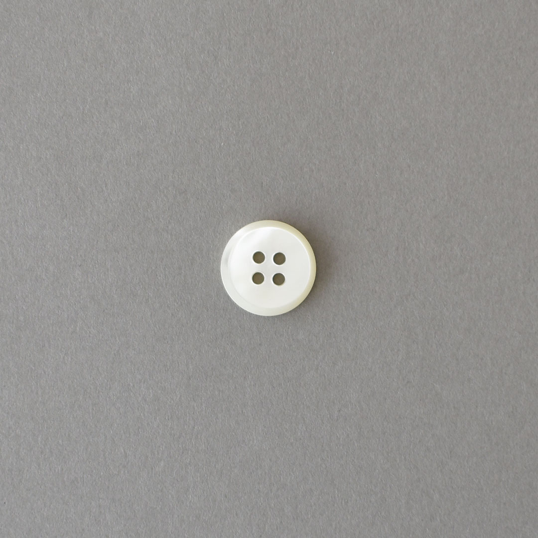 シェルボタン ホワイト(15mm)　5個セット