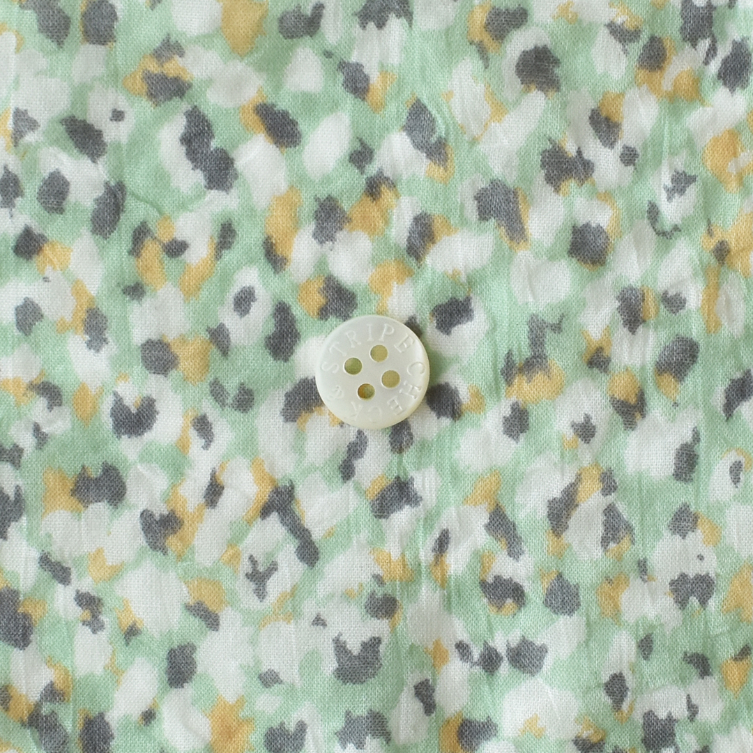 コットンローンワッシャープリント 　グリーン系