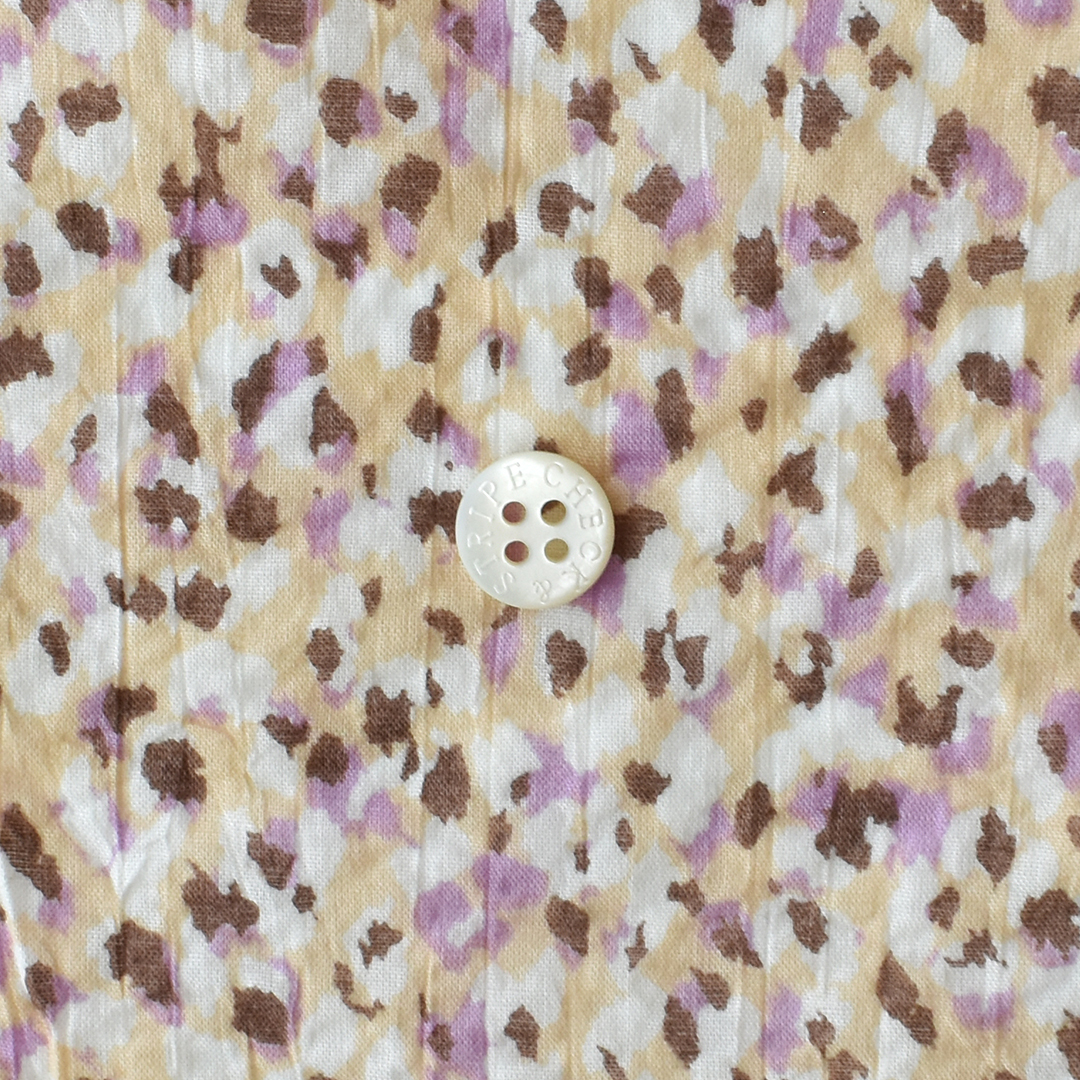 コットンローンワッシャープリント 　ベージュ系