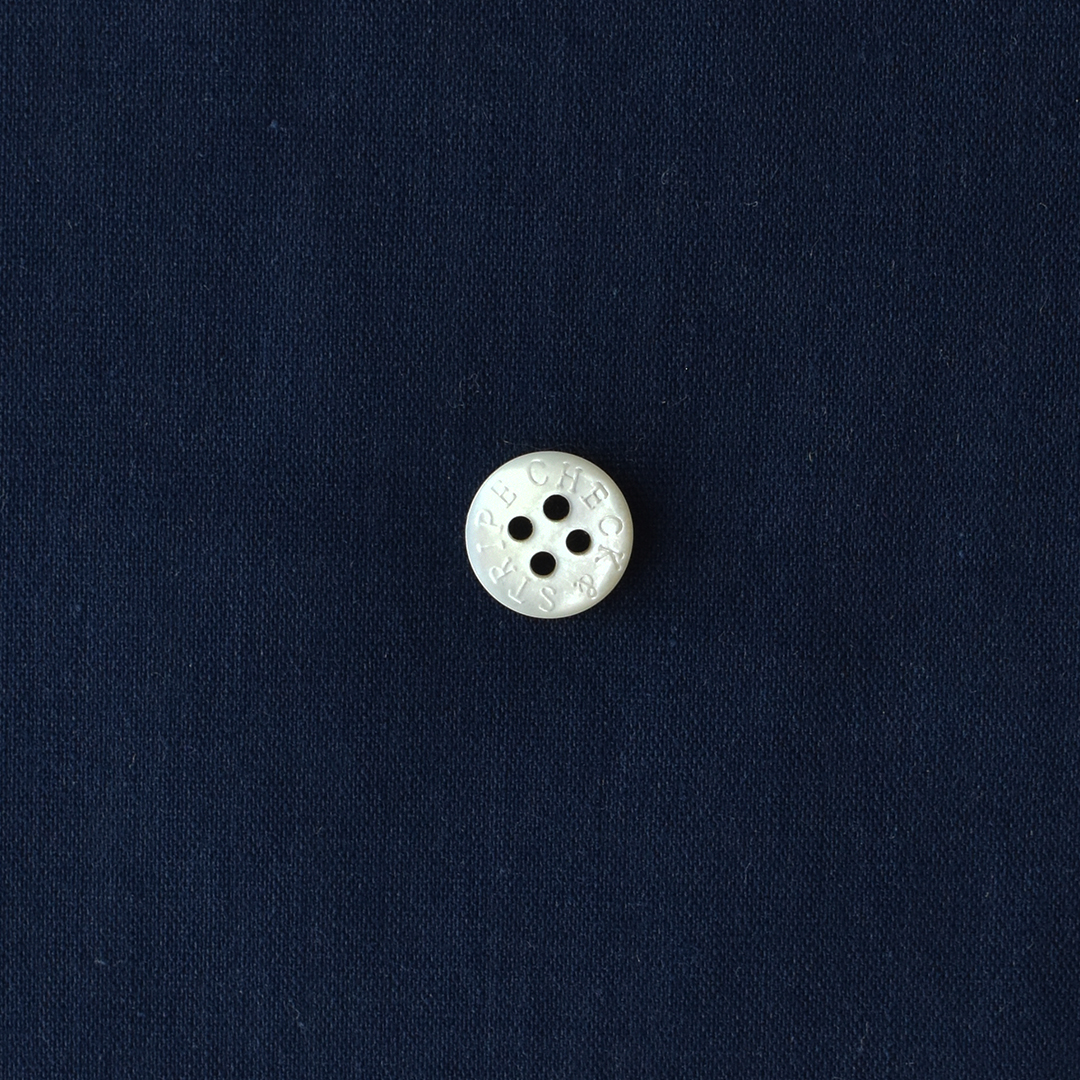 (特価)幅広播州織のドレスシャツ地コットン　ネイビー