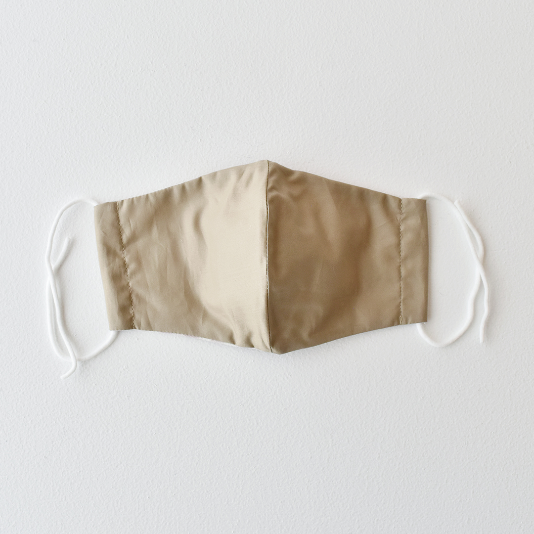 （特価）CHECK&STRIPE クレンゼマスク　ベージュ