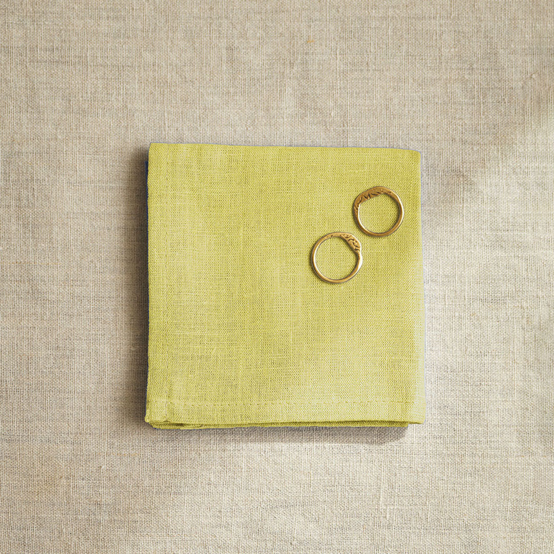 fog linen work リネンハンカチ　エマイユ