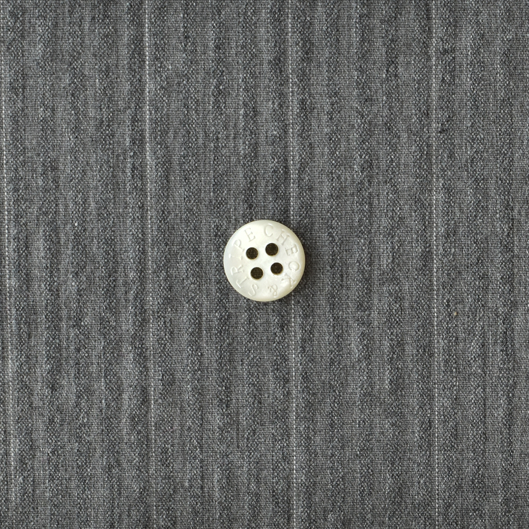 (特価)シアサッカーのストレッチコットンストライプ　グレー