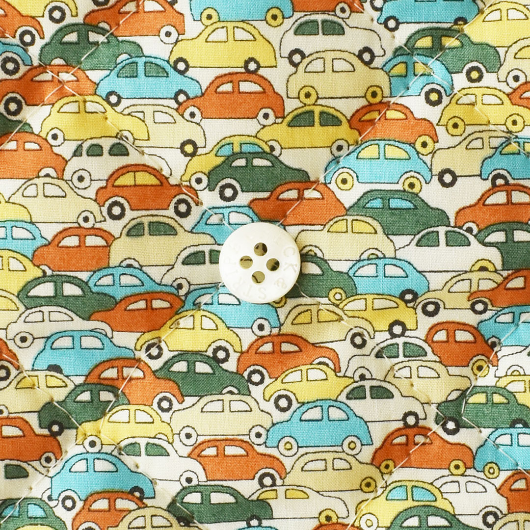 リバティプリントキルティング(レシピ付き)　Cars  AP