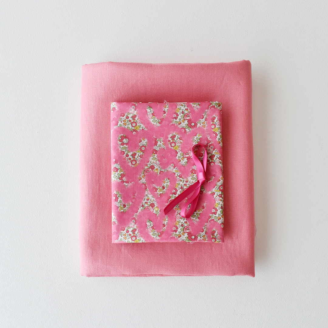 リバティプリント＆リネン 初夏のセット　ピンク3