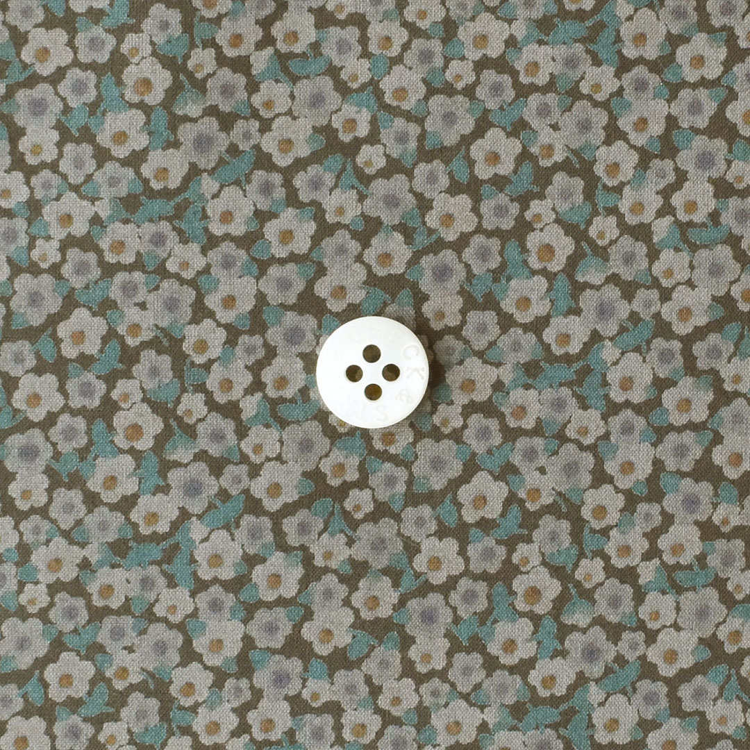 リバティプリント Penny(レシピ付き)　◎J26A(グレイッシュカーキ系)