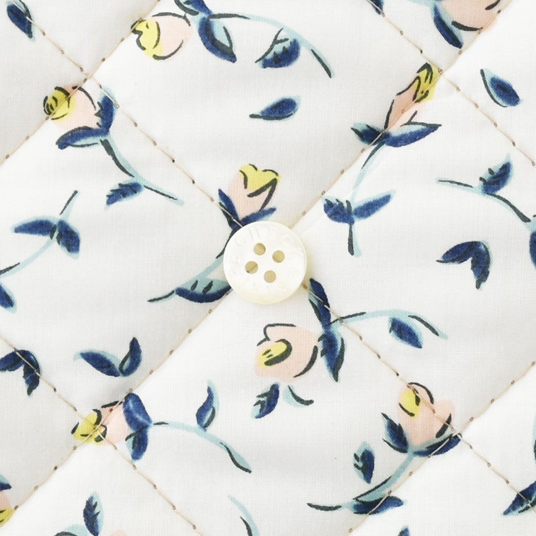 リバティプリントキルティング Floating Flora　17CT(ピンク・イエロー系)