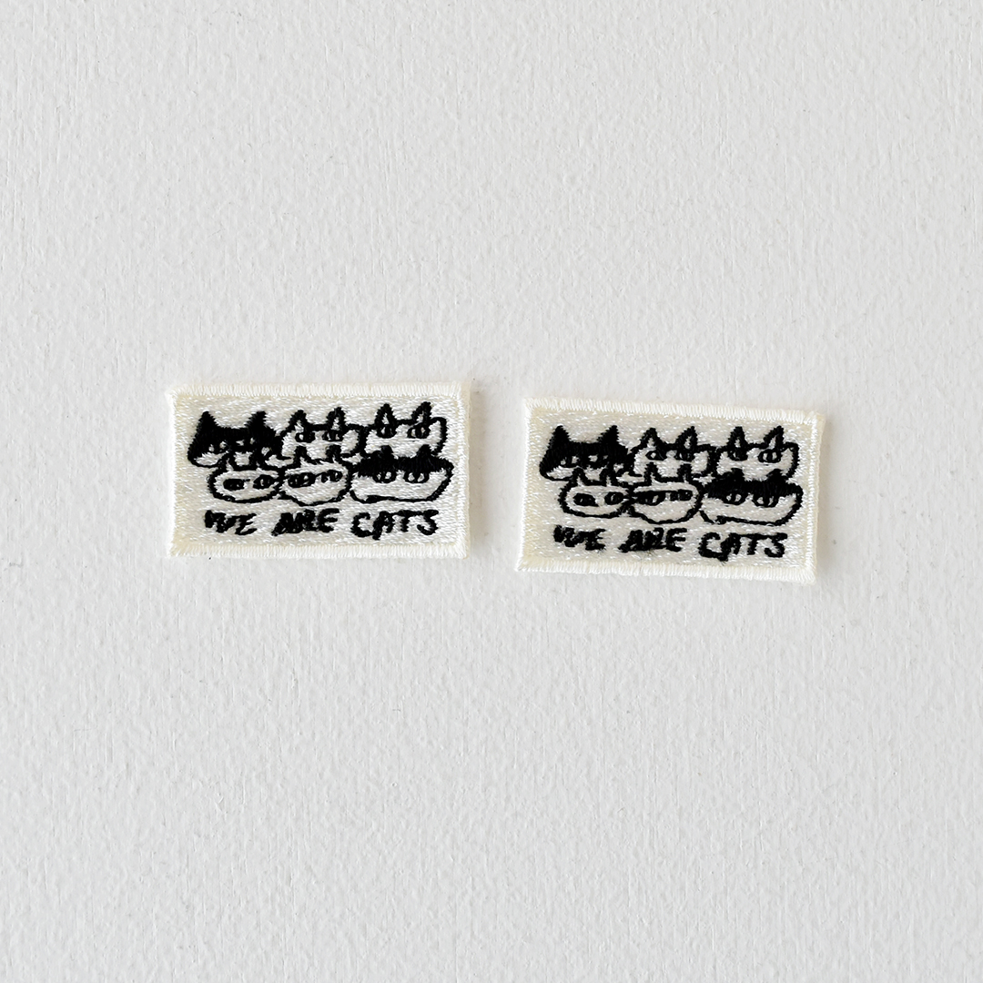 トラネコ手芸店 アップリケ　「WE ARE CATS」のセット