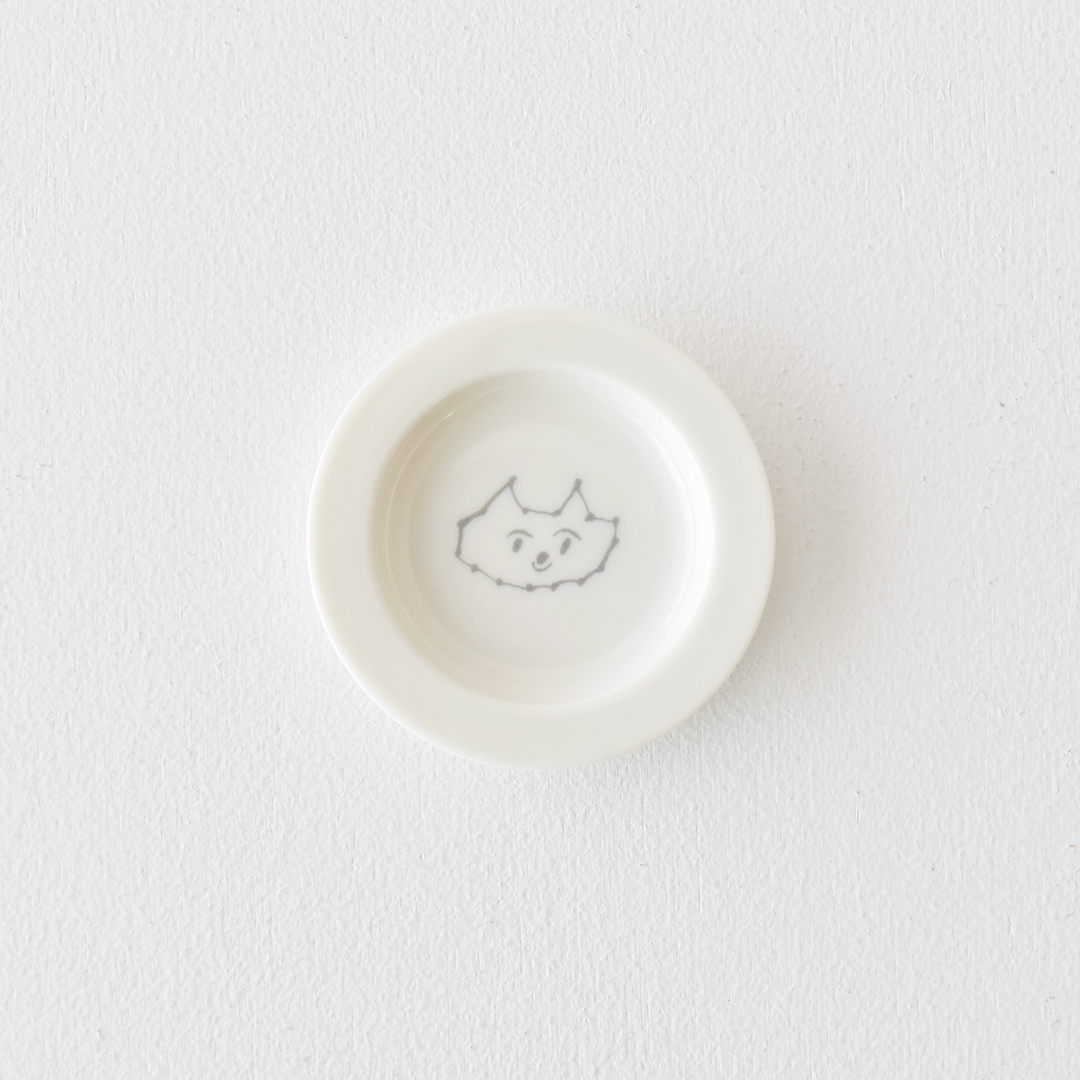 yumiko iihoshi porcelain × トラネコボンボン × CHECK&STRIPE  unjour nuit plate（plate SS）「猫座(星座の一種)」