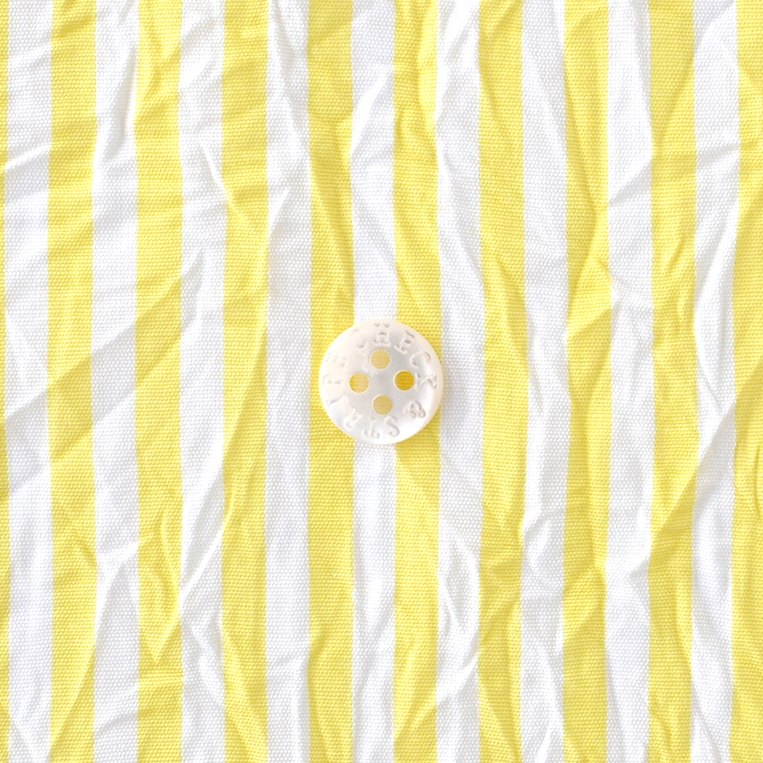 C&Sオリジナルsunny days stripe　レモンイエロー×ホワイト