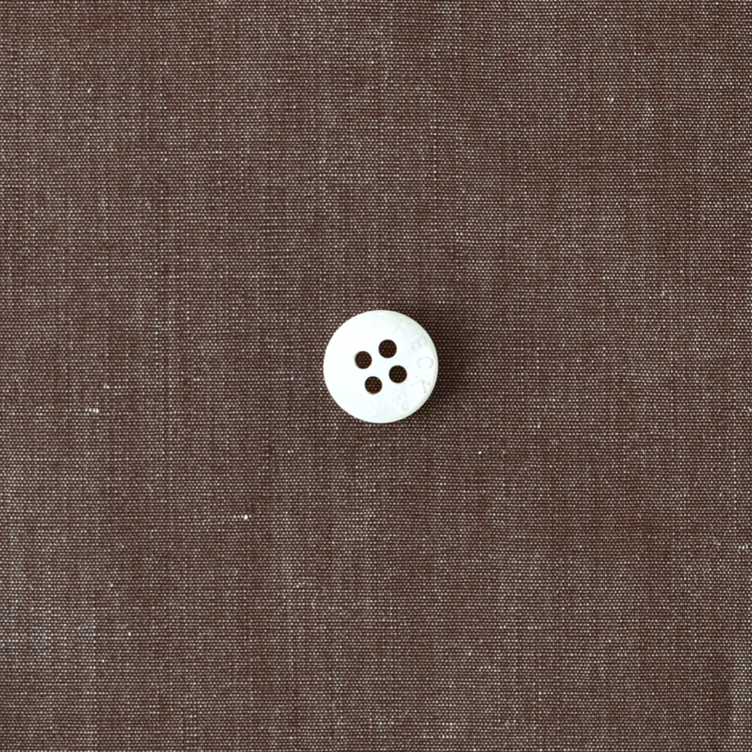 (特価)少しハリ感のあるしっとりシャンブレーコットン　ブラウン