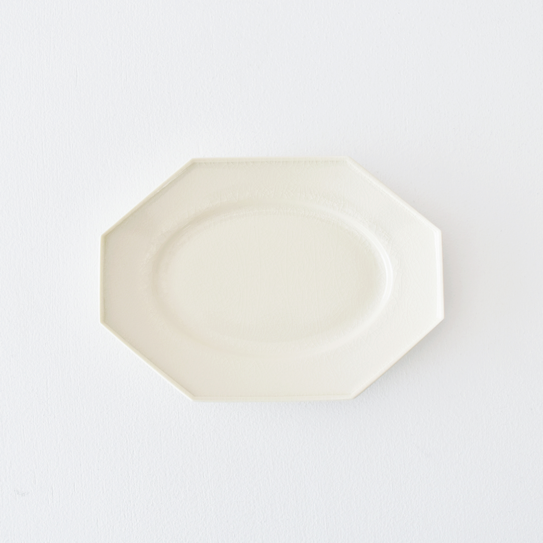 石川隆児 Oval Octogonal Plate M(お一人様合計8点まで)　Kan-nyu
