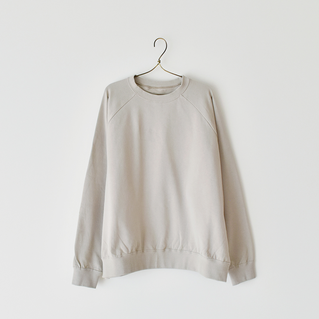 Véritécoeur×CHECK&STRIPE 裏毛スウェット ベージュ　２