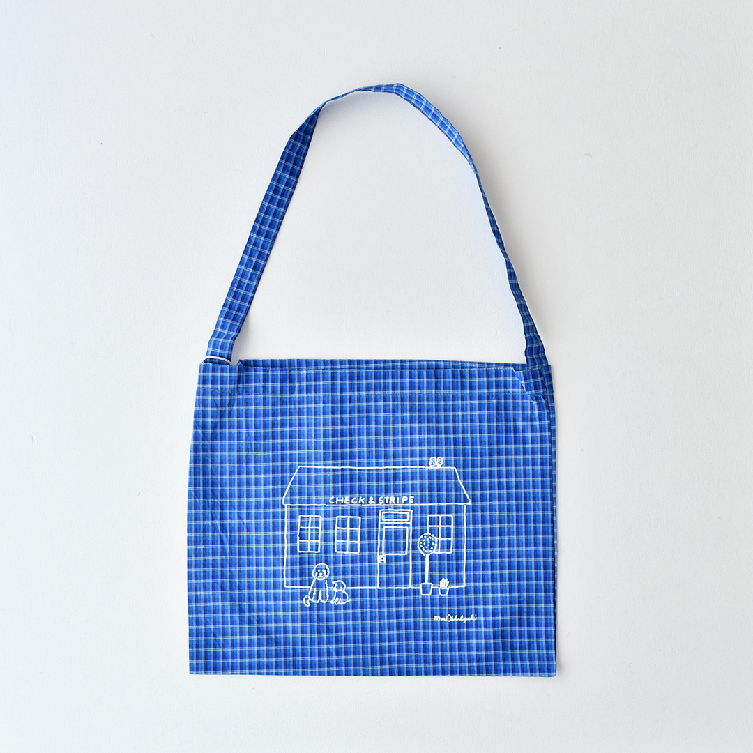 miiThaaii × CHECK&STRIPE ワンハンドルトート カラーアソート