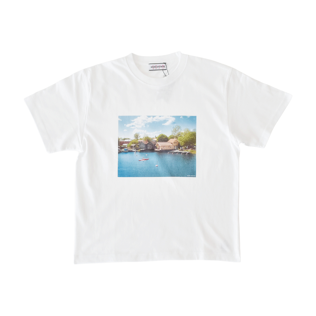 高橋ヨーコ × MARCOMONDE × CHECK&STRIPE Tシャツ ショートスリーブ　Lサイズ