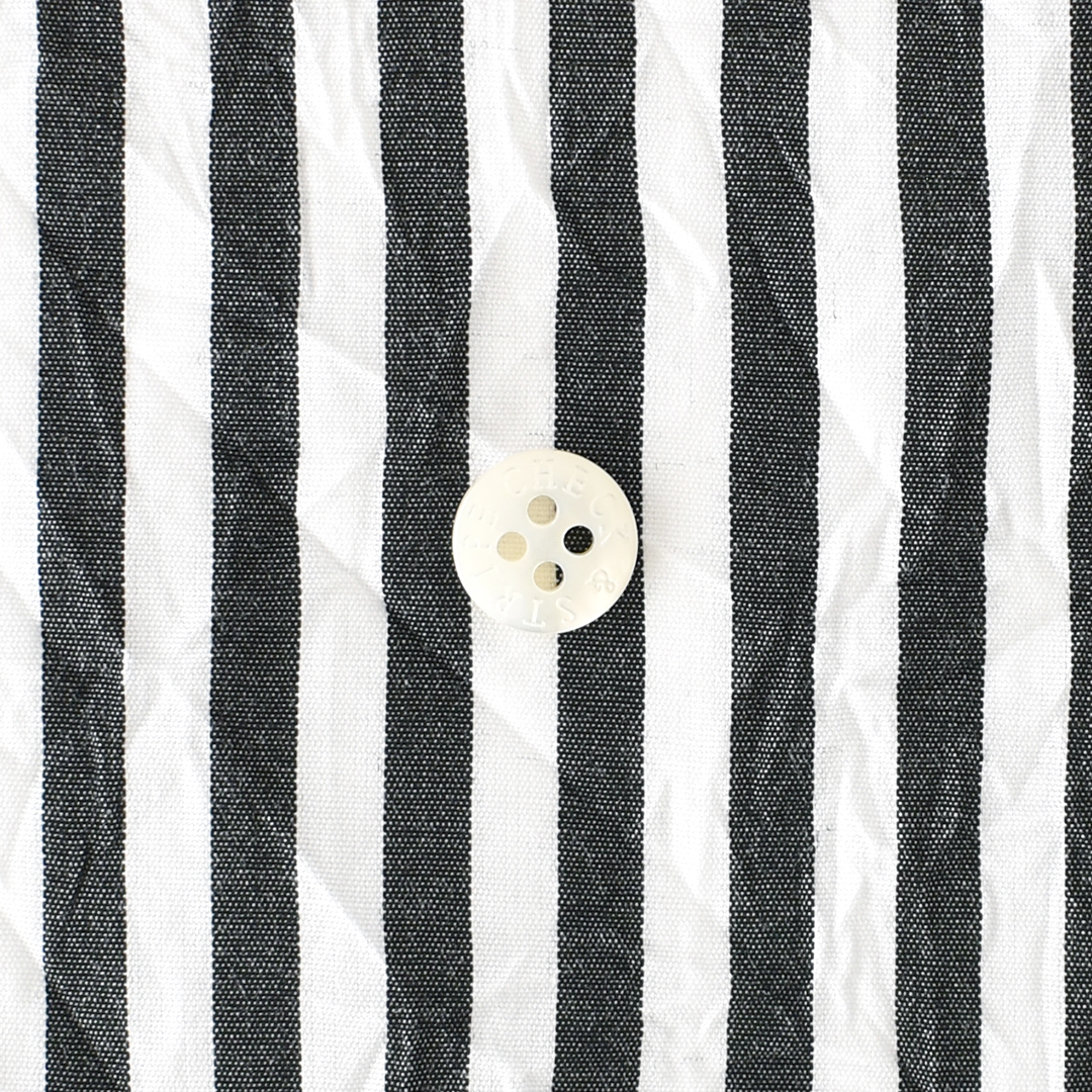 C&Sオリジナルsunny days stripe(レシピ付き)　ブラック×ホワイト(5mm幅)