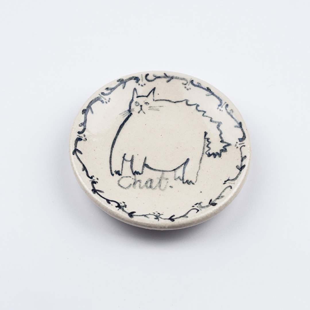 FRANCESCA AMAM LABEL amamのねこの豆皿　6