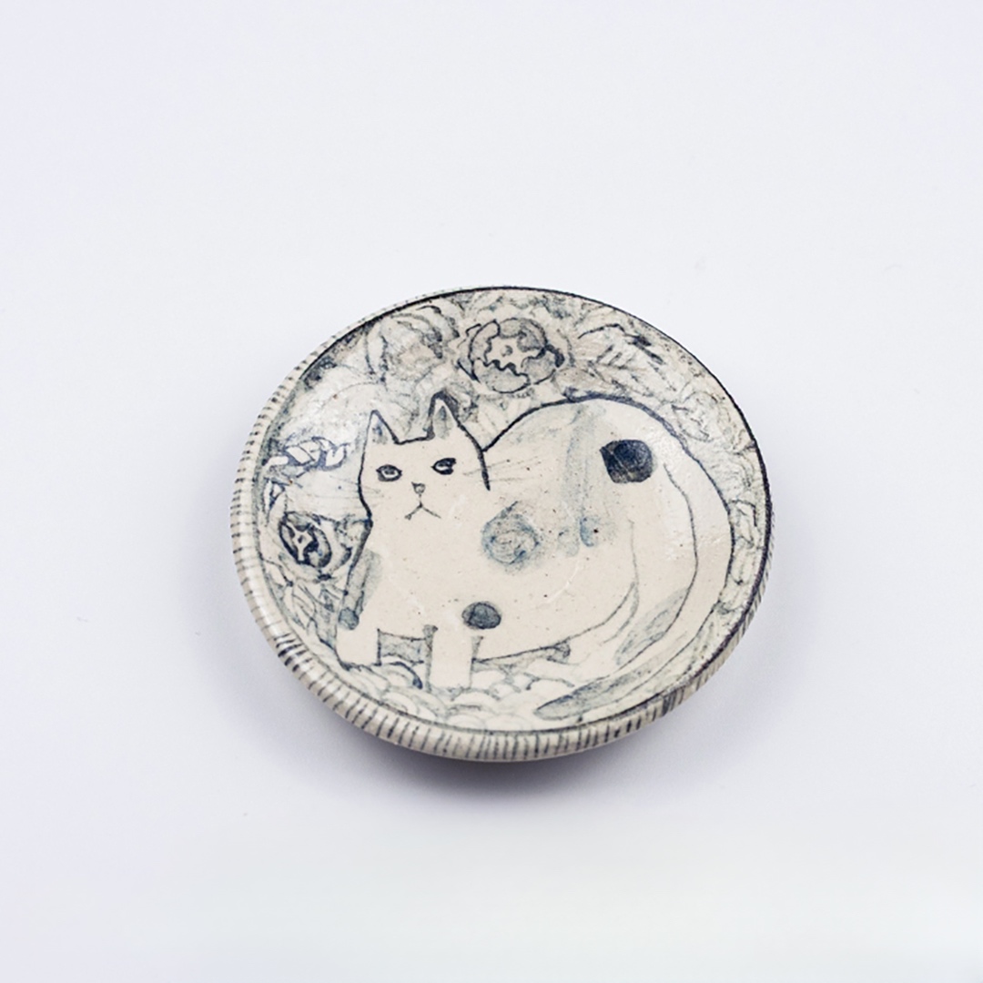 FRANCESCA AMAM LABEL amamのねこの豆皿　8