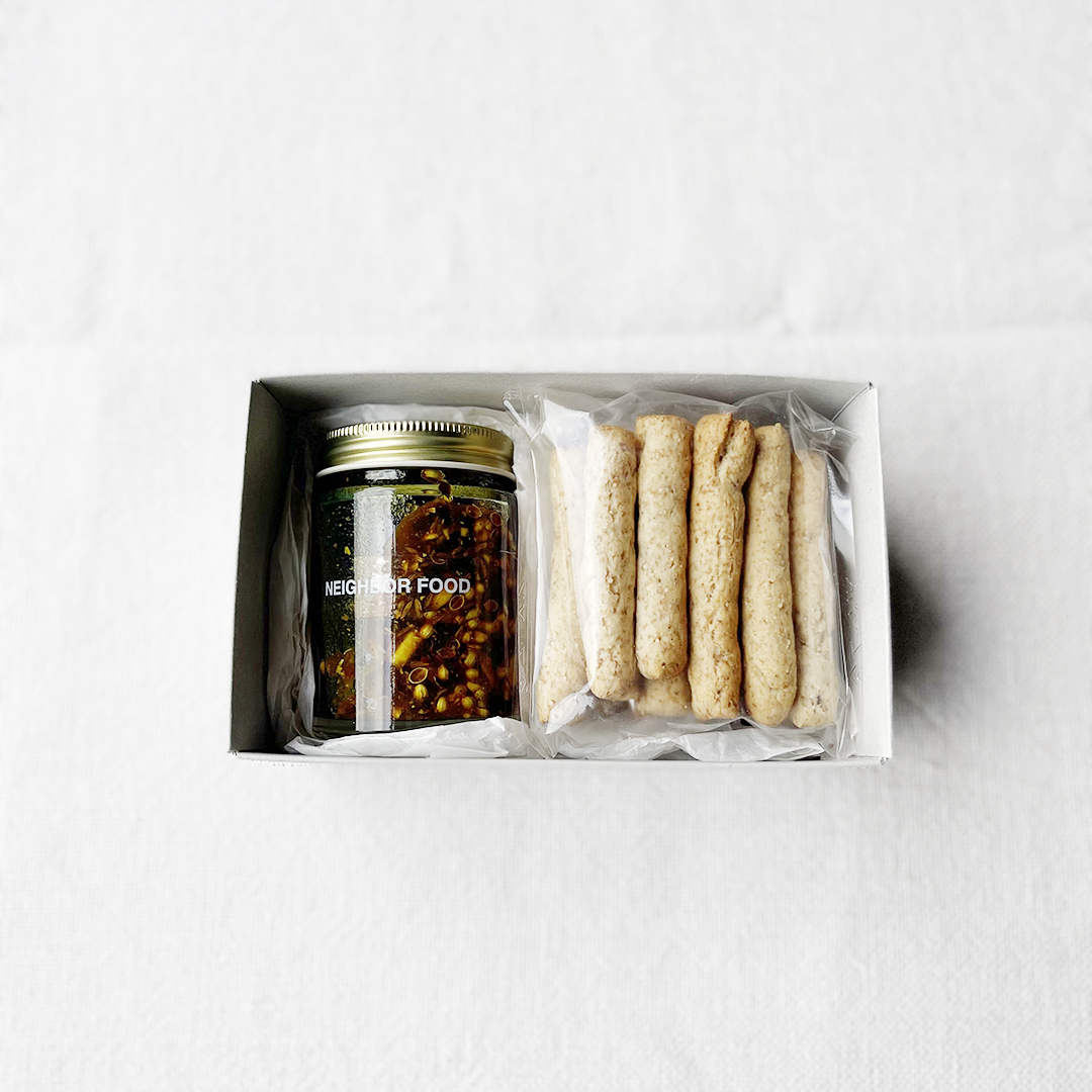 NEIGHBOR FOOD カレーオイルとライ麦のグリッシーニのセット
