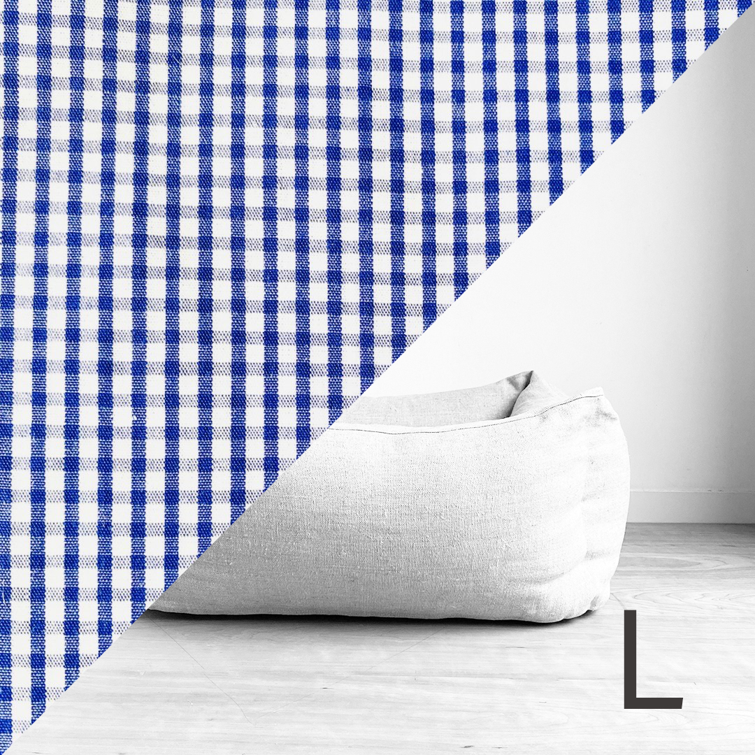 lilla kompis 小さな家族のためのベッド　ギンガムコットン × リネン Lサイズ