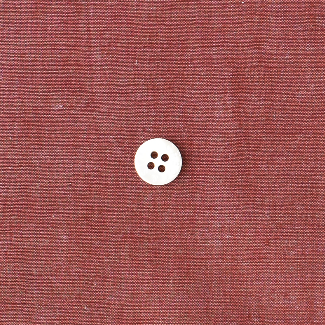 (特価)少しハリ感のあるしっとりシャンブレーコットン　オレンジレッド