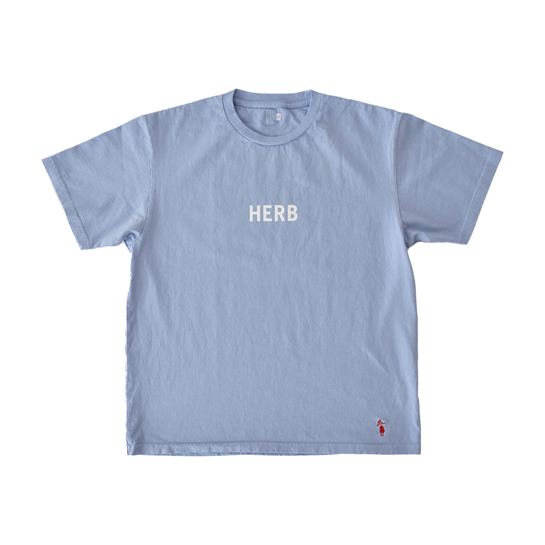 Tシャツ HERB TEE サックス　S