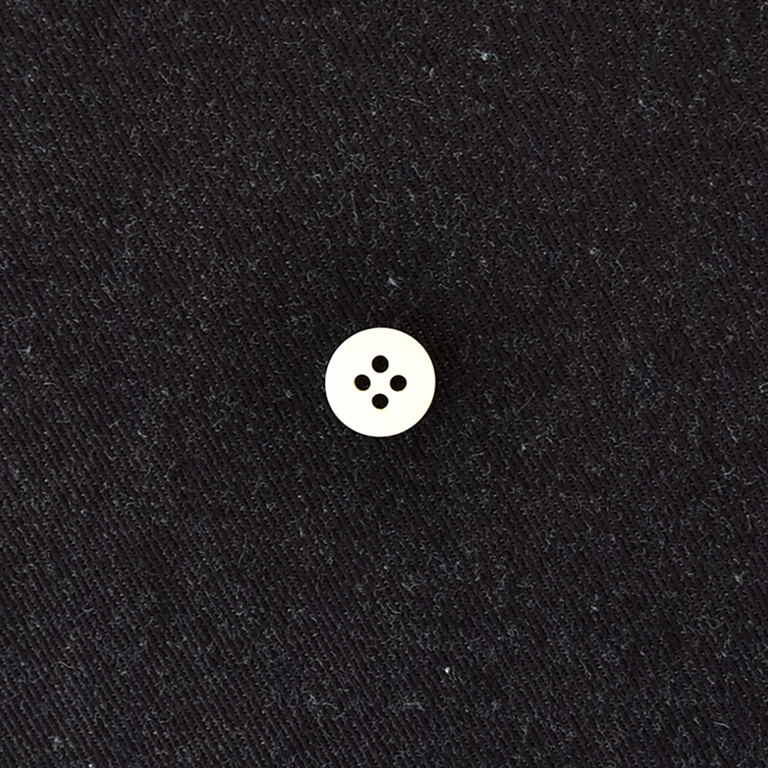 幅広の高密度ストレッチインディゴデニム　ブラック