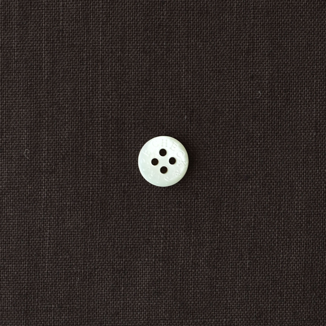 CHECK&STRIPEオリジナルやさしいリネン　ブラウン