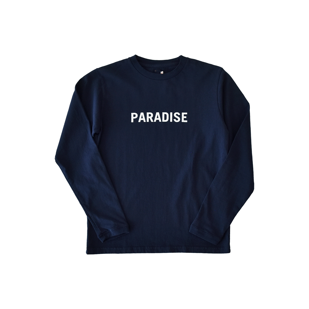 SUNSHINE+CLOUD ロングTシャツ PARADISE FOUND ネイビー　L