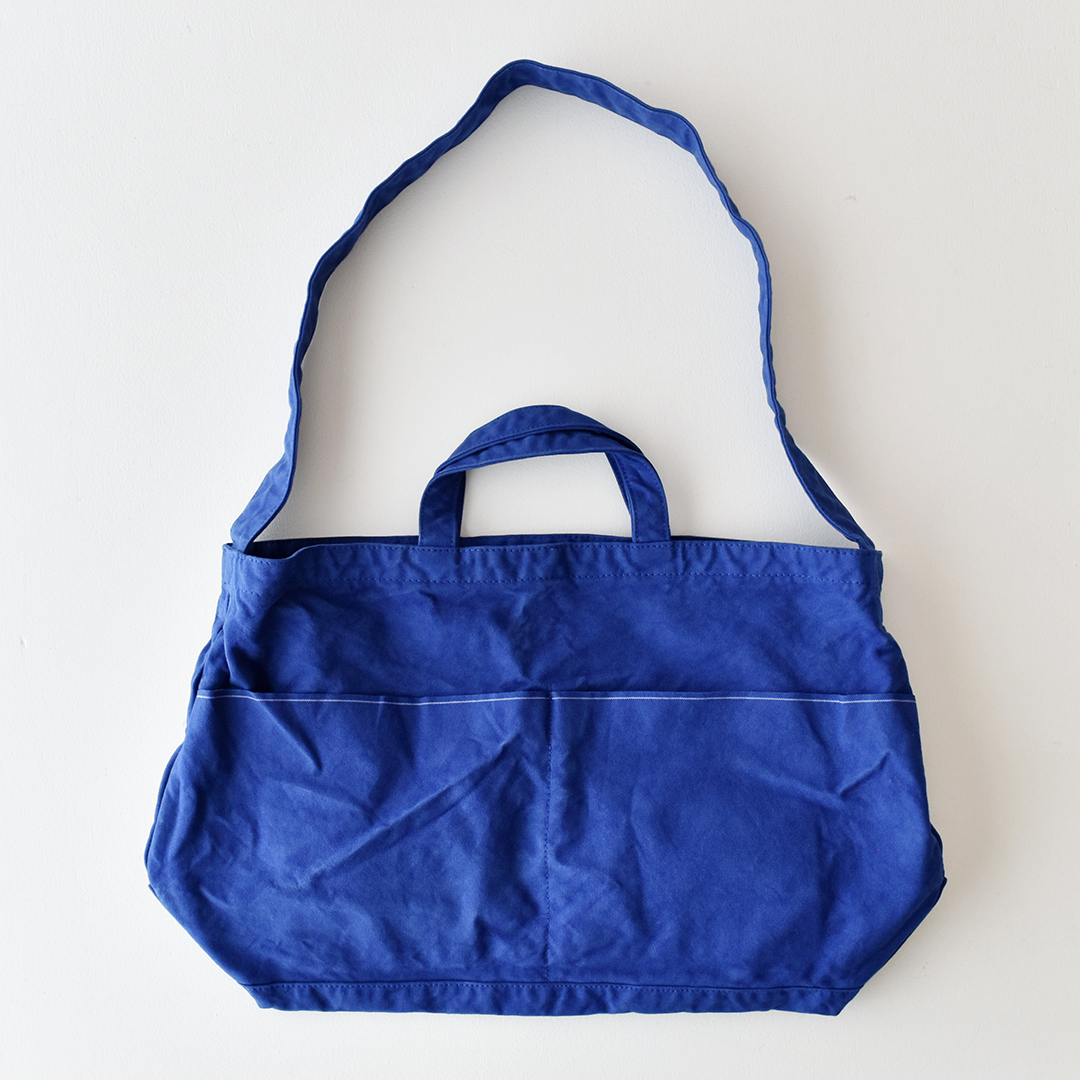 SUNSHINE+CLOUD BIG SIDE MARKET BAG　NAVY
